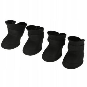 4 Szt Silikonowy Wodoodporne Buty Dla Pies M - 1 zdjęcie