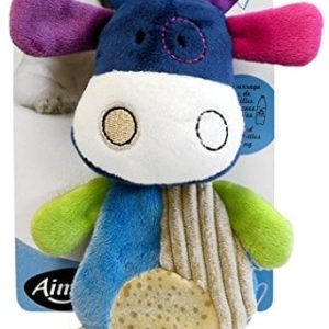 Aime Mini-pluszowa maskotka dla psów, krowa i świnia, 16 cm, sortowane kolorystycznie - 1 zdjęcie