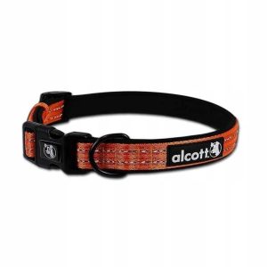 Alcott Obroża wędrowna 35-50cm M pomarańczowa neon - 1 zdjęcie