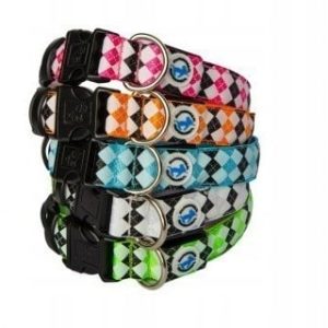 All For Dogs Obroża dla psa Led M 30-50 cm różowy - 1 zdjęcie