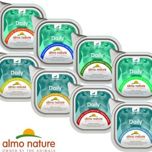 Almo Nature Daily Mokra Karma dla Psa 100 g : Smak - Dorsz z zielonym groszkiem - 1 zdjęcie