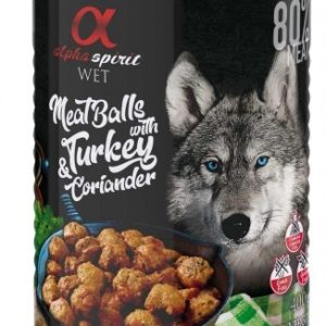 Alpha Spirit Klopsiki z Indykiem i rozmarynem 400g - 1 zdjęcie