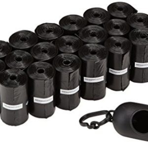 AmazonBasics Amazonbasics Woreczki Na Psie Odchody Z Dozownikiem I Klipsem Na Smycz, Zestaw 300 Sztuk - 1 zdjęcie
