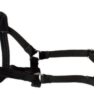 Ami Play Halter Cotton XXL Deutsche Dogger 26-50 [a] x 56-75 [b] x 2 cm Czarny 5907563231665 - 1 zdjęcie