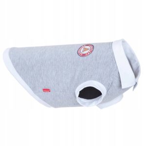 Ami Play Koszulka Polo dla Psa Oxford 30cm Szary - 1 zdjęcie