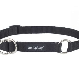 Ami Play Obroża półzaciskowa Basic XL czarny 40-60c - 1 zdjęcie
