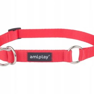 Ami Play Obroża półzaciskowa Basic XL czerwony 40-6 - 1 zdjęcie