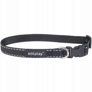 Ami Play Obroża Reflective Odblask L 35-50cm Czarna - 1 zdjęcie