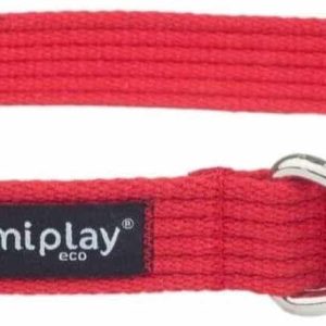 Ami Play Obroża regulowana Cotton M 35-50 [b] x 2cm Czerwony - 1 zdjęcie