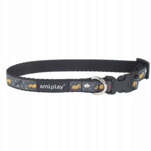 Ami Play Obroża Wink L 35-50/2cm Czarny - 1 zdjęcie