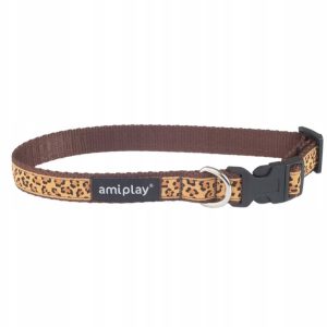 Ami Play Obroża Wink M 25-40/1,5cm Brązowy - 1 zdjęcie