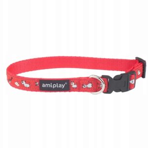 Ami Play Obroża Wink S 20-35/1cm Czerwony - 1 zdjęcie