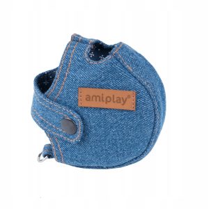 Ami Play Obudowa Denim na smycz Infini S Niebieska - 1 zdjęcie