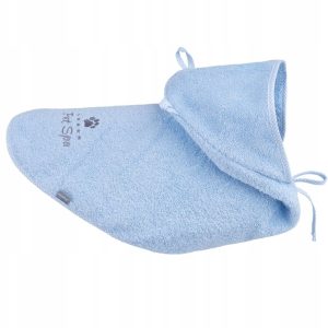 Ami Play Pelerynka kąpielowa dla psa spa 25cm niebi - 1 zdjęcie