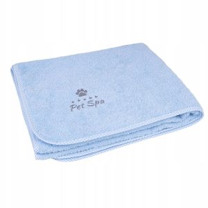 Ami Play Ręcznik kąpielowy psa spa M 94x58cm niebie - 1 zdjęcie