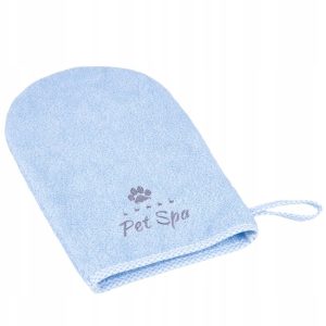 Ami Play Rękawica kąpielowa dla psa spa L/XL niebie - 1 zdjęcie