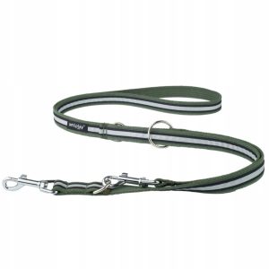 Ami Play Smycz 6w1 Ctton Shine Odblask XL Khaki - 1 zdjęcie