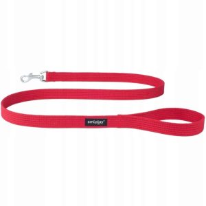 Ami Play Smycz Bawełna Cotton L 140 x 2,5cm Czerwo - 1 zdjęcie