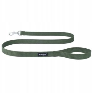 Ami Play Smycz Bawełna Cotton L 140 x 2,5cm Khaki - 1 zdjęcie