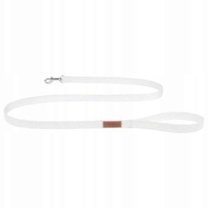 Ami Play Smycz Cambridge Skóra L 140cm/2cm Biały - 1 zdjęcie