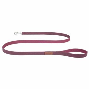 Ami Play Smycz Cambridge Skóra XL 140cm/2,5cm Bordo - 1 zdjęcie