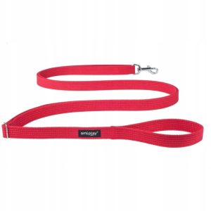 Ami Play Smycz Cotton Easy Fix XL 300/3cm Czerwony - 1 zdjęcie