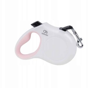 Ami Play Smycz Infini Freedom M 5m/ 15kg Biały - 1 zdjęcie