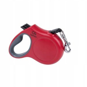 Ami Play Smycz Infini Freedom M 5m/ 15kg Czerwony - 1 zdjęcie