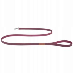 Ami Play Smycz Lincoln Skóra M 140cm/1,5cm bordowy - 1 zdjęcie