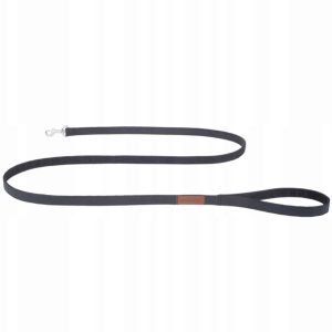 Ami Play Smycz Lincoln Skóra M 140cm/1,5cm czarny - 1 zdjęcie