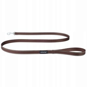 Ami Play Smycz Reflective L 150cm/ 2cm Brązowa - 1 zdjęcie