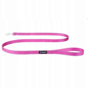 Ami Play Smycz Reflective L 150cm/ 2cm Rózowa - 1 zdjęcie