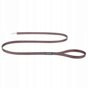 Ami Play Smycz Reflective M 150cm/1,5cm Brązowa - 1 zdjęcie
