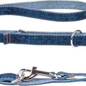 Ami Play smycz regulowana 6 in 1 dla psa Jeans Denim rozmiar XL 100-200 cm x 2.5 cm granatowy - 1 zdjęcie