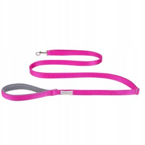 Ami Play Smycz regulowana L 1,6-3m x 2,5cm różowa - 1 zdjęcie
