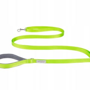 Ami Play Smycz regulowana L 1,6-3m x 2,5cm zielona - 1 zdjęcie