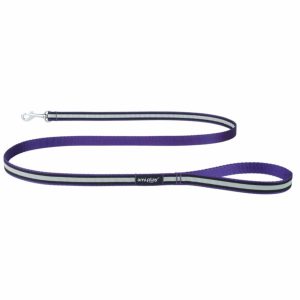 Ami Play Smycz Shine Odblaskowa M 150x1,5cm Fiolet - 1 zdjęcie