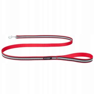Ami Play Smycz Shine Odblaskowa S 150x1cm czerwony - 1 zdjęcie