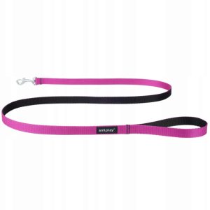 Ami Play Smycz Taśma Twist 150cm S różowy - 1 zdjęcie