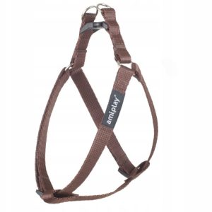 Ami Play Szelki Basic Taśma S 20-35cm/1 Brązowy - 1 zdjęcie