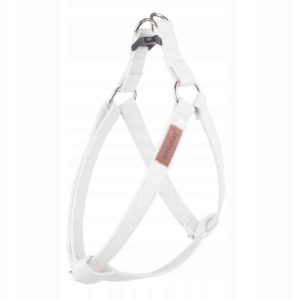 Ami Play Szelki Cambridge Skóra L 40-75cm/2cm Biały - 1 zdjęcie