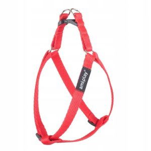 Ami Play Szelki regulowane Basic L czerwony 40-75cm - 1 zdjęcie