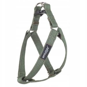 Ami Play Szelki regulowane Cotton M 30-55 [c d] x 2cm Khaki - 1 zdjęcie