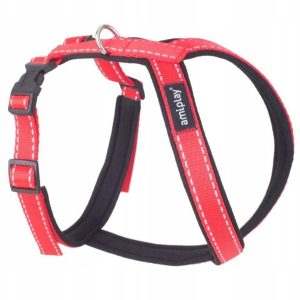 Ami Play Szelki regulowane Grand Soft Reflective S max 26 [c] x 34-43 [d] cm czerwony - 1 zdjęcie