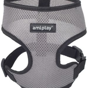 Ami Play Szelki Scout Air XL max 45 [c] x 55-70 [d] cm Szary - 1 zdjęcie