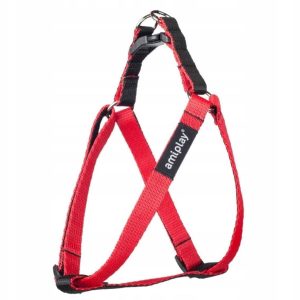Ami Play Szelki Taśma Twist L 40-75cm czerwony - 1 zdjęcie