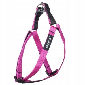 Ami Play Szelki Taśma Twist L 40-75cm różowy - 1 zdjęcie