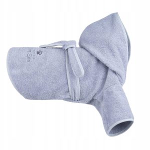 Ami Play Szlafrok kąpielowy dla psa spa 50cm szary - 1 zdjęcie