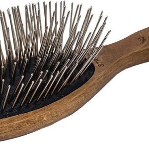 Amico drewniana szczotka, szpilka metalowa 30mm - 1 zdjęcie