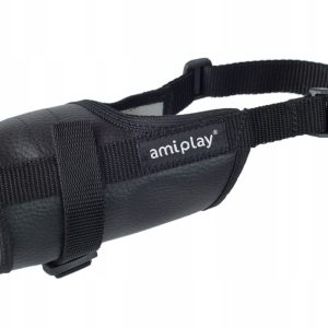 AmiPlay Muzzles Kaganiec nylon Czarny L 19-22 - 1 zdjęcie